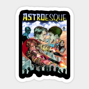 ASTROESQUE no.1 Red Rocket 7 spin-off flick! Sticker